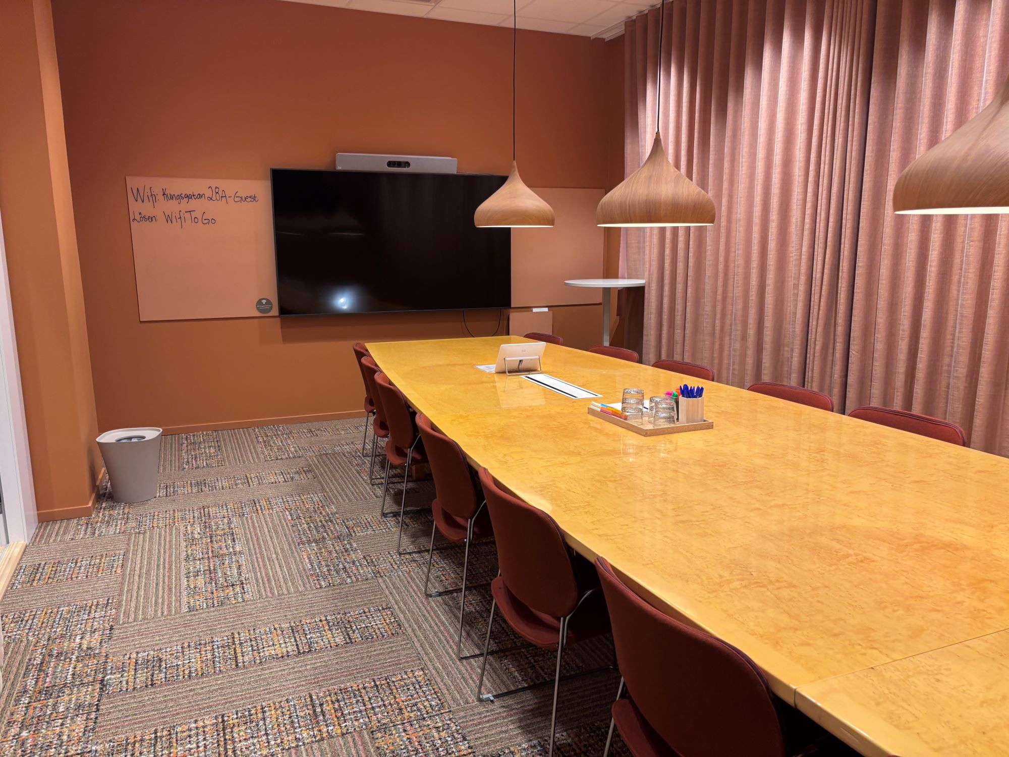 Mötesrummet Lund hos Coor konferens på Kungsgatan i Stockholm