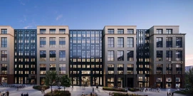 En bild av fastigheten där Coor Konferens Haga Norra ligger i Solna