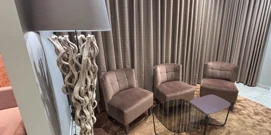 Loungen i konferensanläggningen på Kungsgatan i Stockholm